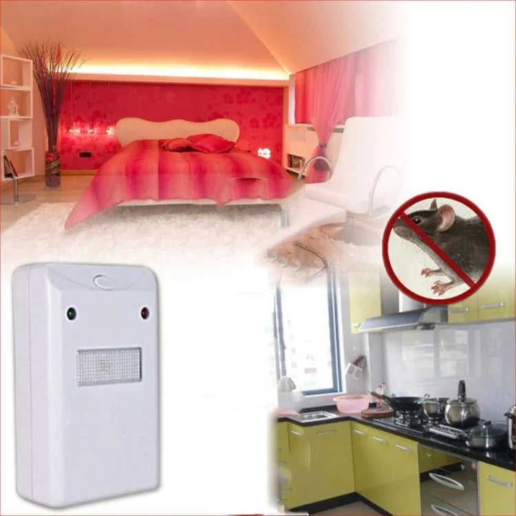 เครื่องไล่หนูและแมลงอิเล็กทรอนิกส์ 220V ปลั๊ก EU