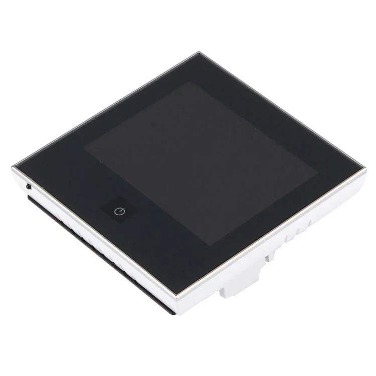 BAC-2000 เครื่องปรับอากาศแบบกลาง ระบบสัมผัส LCD ดิจิทัล หน่วยพัดลมคอยล์ 2 ท่อ เทอร์โมสตัทห้อง แสดงความเร็วพัดลม / นาฬิกา / อุณหภูมิ / เวลา / สัปดาห์ / ความร้อน ฯลฯ, BAC-2000 (สีดำ), BAC-2000 (สีขาว)
