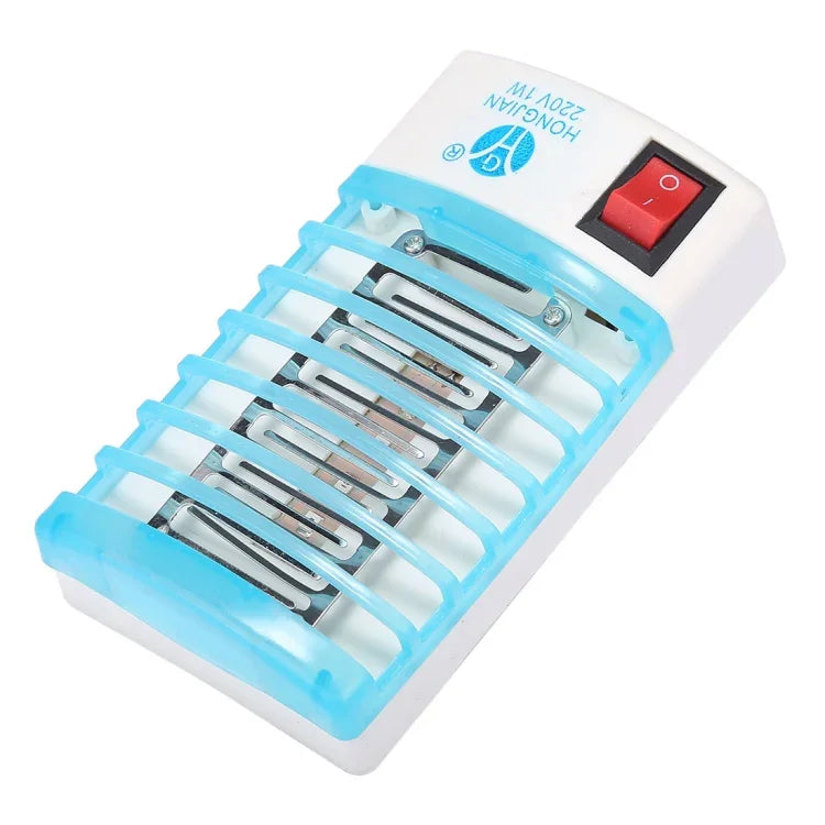 โคมไฟฆ่ายุงประสิทธิภาพสูง 4 LED แสงสีน้ำเงิน พร้อมปลั๊ก US ใช้ไฟ AC110V