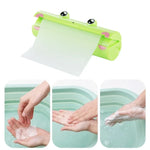 แผ่นสบู่หอมลายกบสำหรับล้างมือความยาว 1.2 ม., ส่งสีสุ่ม, แผ่นสบู่