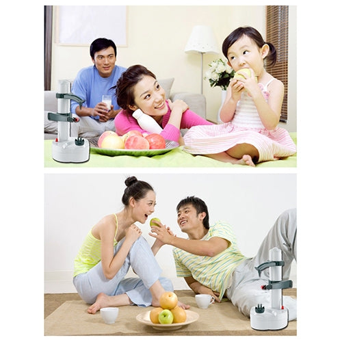 เครื่องปอกผักผลไม้อัตโนมัติสแตนเลสอเนกประสงค์ ใช้แบตเตอรี่แห้ง