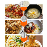เครื่องทำเส้นพาสต้าแบบกดด้วยมือสแตนเลสขนาดเล็กสำหรับใช้ในครัวเรือน 3 แบบแม่พิมพ์