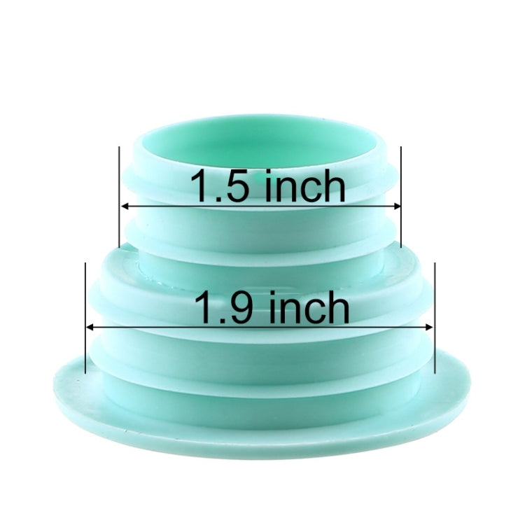 ปลั๊กปิดท่อระบายน้ำซิลิโคนกันกลิ่นต่อท่อระบายน้ำ 3 ชิ้น สีสุ่ม