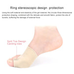ปลอกแก้ไข Hallux Valgus SEBS 1 คู่ สำหรับดูแลเท้า แหวนกระดูกนิ้วหัวแม่เท้าพิเศษ สำหรับผู้ชาย/ผู้หญิง ขนาด: S