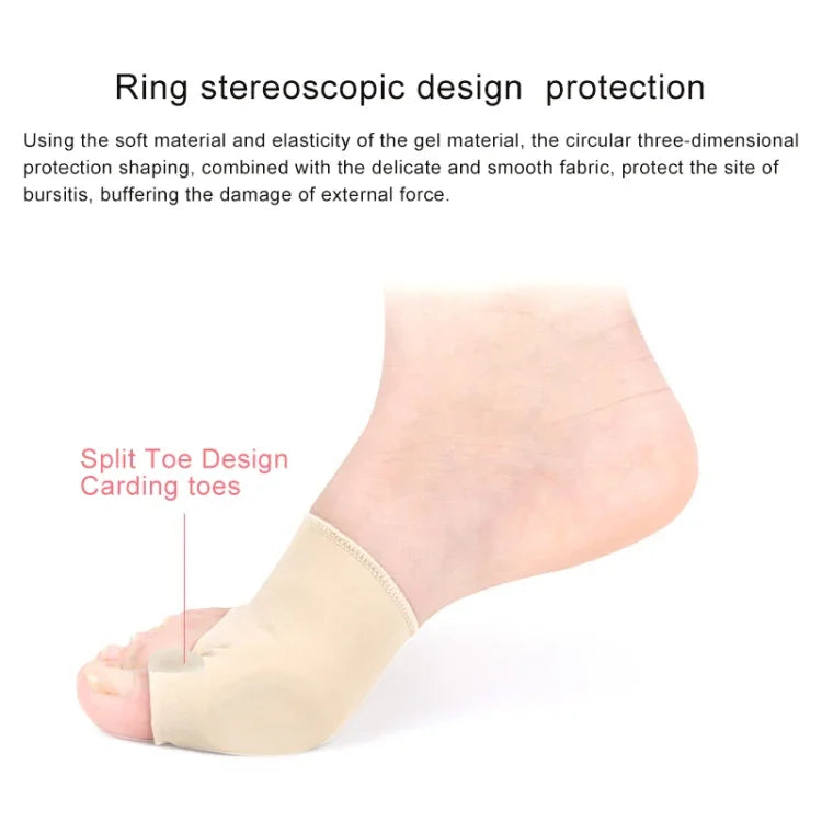 ปลอกแก้ไข Hallux Valgus SEBS 1 คู่ สำหรับดูแลเท้า แหวนกระดูกนิ้วหัวแม่เท้าพิเศษ สำหรับผู้ชาย/ผู้หญิง ขนาด: S