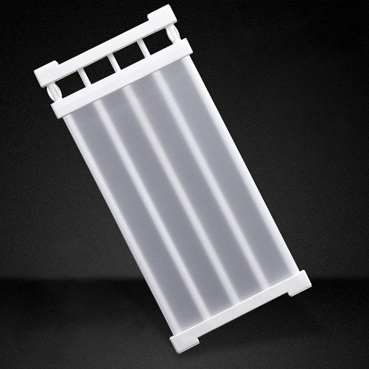 Wardrobe Storage Layered Baffle Cabinet Shelf Dormitory Partition Cupboard Partition Board, Width: 24cm, Stretch Range: 38-55cm, Stretch Range:38-55cm