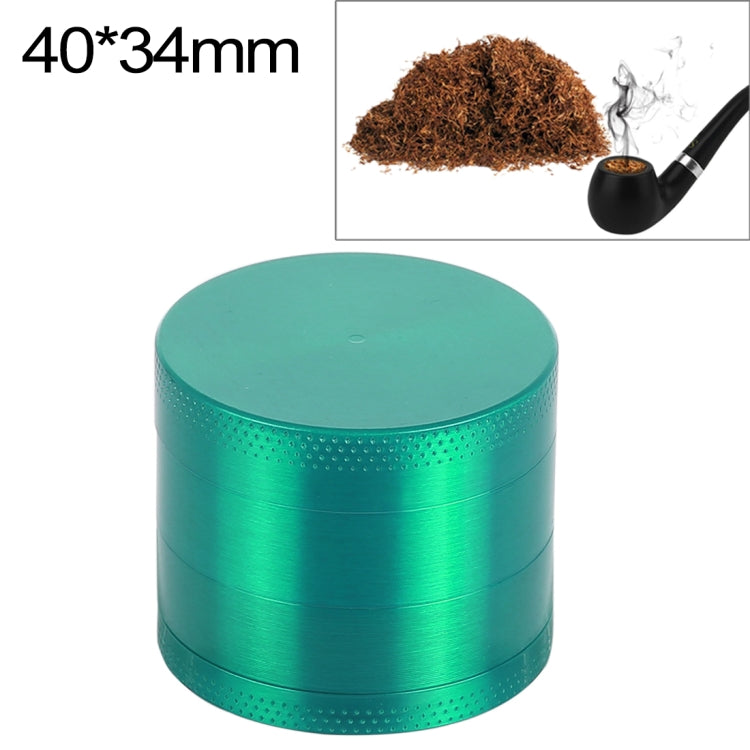 เครื่องบดยาสูบสมุนไพรสังกะสีอัลลอย 4 ชั้น ขนาด 40mm แบบมินิ