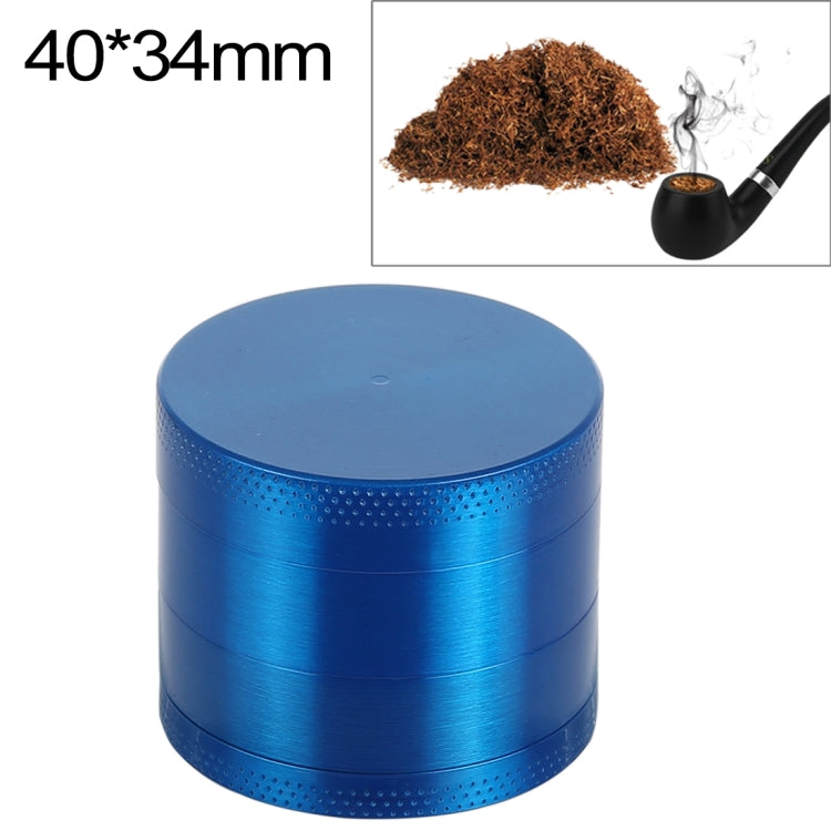 เครื่องบดยาสูบสมุนไพรสังกะสีอัลลอย 4 ชั้น ขนาด 40mm แบบมินิ