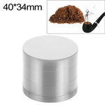 เครื่องบดยาสูบสมุนไพรสังกะสีอัลลอย 4 ชั้น ขนาด 40mm แบบมินิ