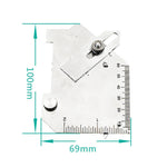 MG-8 เกจวัดรอยเชื่อมแบบสแตนเลสชนิดแคม เครื่องมือวัดเชื่อมอเนกประสงค์ MG-8