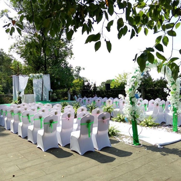 ปลอกหุ้มเก้าอี้ยืดหยุ่น สำหรับงานแต่งงาน งานเลี้ยง ร้านอาหาร