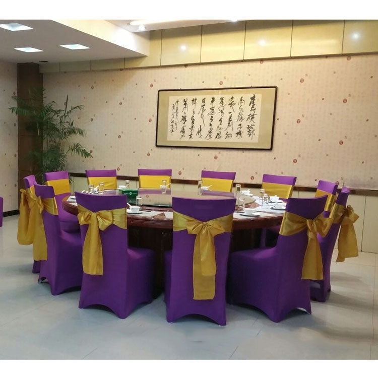 ปลอกหุ้มเก้าอี้ยืดหยุ่น สำหรับงานแต่งงาน งานเลี้ยง ร้านอาหาร