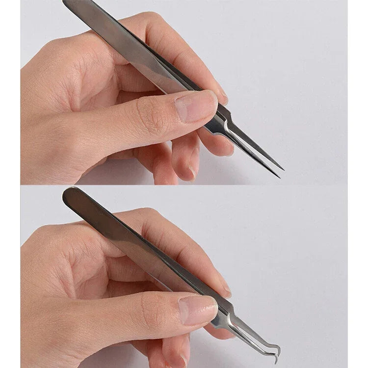 ชุดเครื่องมือกำจัดสิวหัวดำ 5 ชิ้น / ชุด เข็มสิว คีมคีบสิว