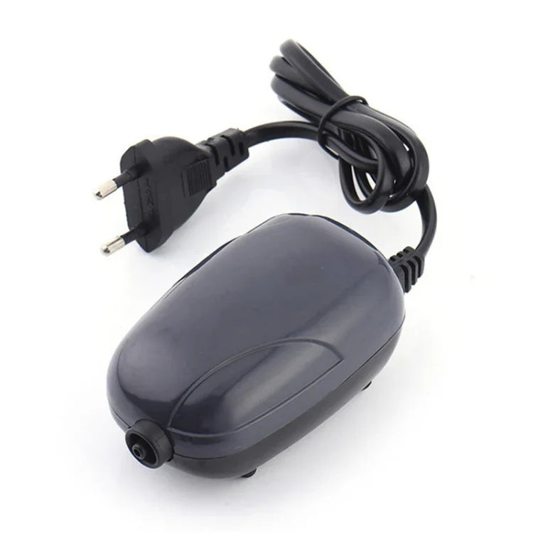 RS-290 ปั๊มลมตู้ปลาแบบหัวเดียว 3W 220V ปรับแรงดันลมได้ เงียบ ปั๊มลมออกซิเจนตู้ปลา 3W