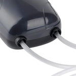 RS-390 ปั๊มลมตู้ปลาแบบหัวคู่ 5W 220V ปรับแรงดันลมได้ เงียบ ปั๊มลมออกซิเจนตู้ปลา 5W