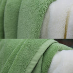 ผ้าขนหนูอาบน้ำผ้าฝ้ายแท้หนาและใหญ่ ขนาด: 70*140 ซม.