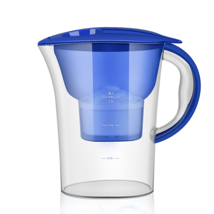 ขวดน้ำเย็นกรองคาร์บอนแบบพกพาขนาด 1.3 ลิตร (สีน้ำเงิน)