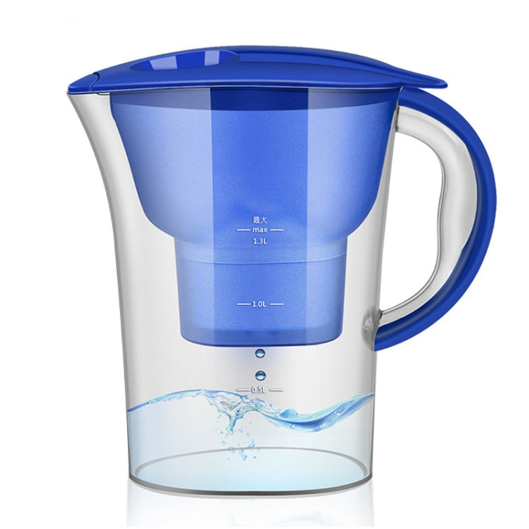 ขวดน้ำเย็นกรองคาร์บอนแบบพกพาขนาด 1.3 ลิตร (สีน้ำเงิน)
