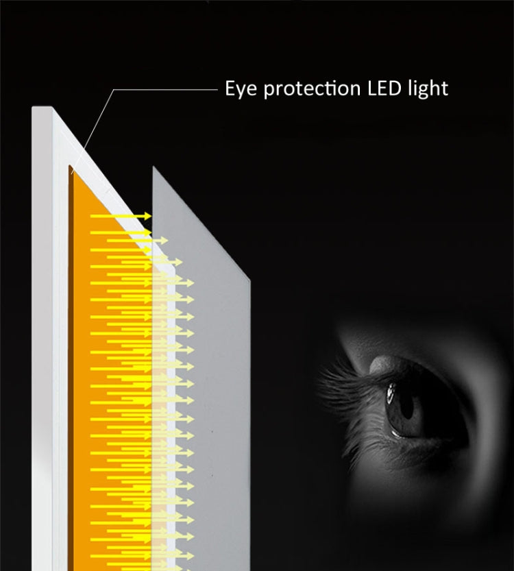A4 Size 5W 5V LED Three Level of Brightness Dimmable Acrylic Copy Boards for Anime Sketch Drawing Sketchpad, with USB Cable & Plug, Size：240x360x5mm