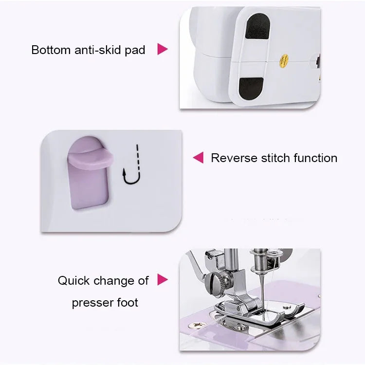 505A Household Desktop Mini Sewing Machine