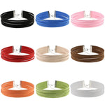 สร้อยคอคอเสื้อผ้าฟลานเนล 6 ชั้นสไตล์ยุโรปและอเมริกา 3 ชิ้น ส่งสีสุ่ม RBXL
