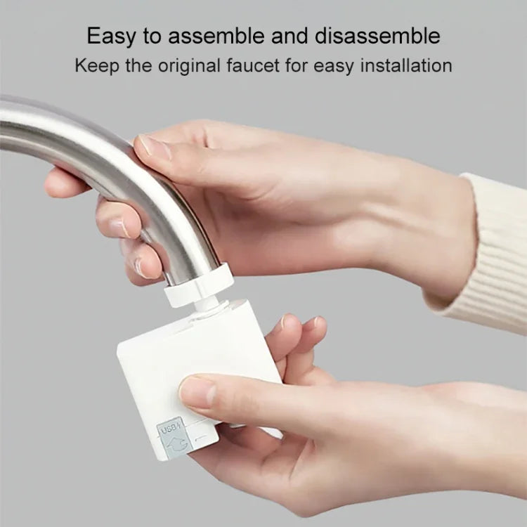 ก๊อกน้ำอัจฉริยะ Xiaomi ของแท้ เซ็นเซอร์อินฟราเรด ประหยัดน้ำ อุปกรณ์ประหยัดพลังงานสำหรับครัว ก๊อกน้ำอัจฉริยะ Xiaomi