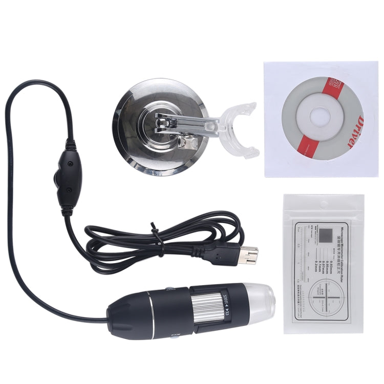 กล้องขยาย USB ความละเอียดสูง 0.3MP เซ็นเซอร์ภาพ 2560x1920P กล้องจุลทรรศน์ดิจิทัล USB พร้อมไฟ LED 8 ดวงและขาตั้งมืออาชีพ
