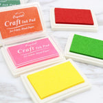 หมึกปั๊ม DIY สำหรับงานฝีมือเด็กแบบน้ำมัน 15 สี แผ่นหมึก 4