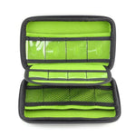 กระเป๋าเก็บอุปกรณ์ดิจิทัลแบบพกพาอเนกประสงค์วัสดุ EVA สำหรับโทรศัพท์ / แบตเตอรี่สำรอง / แฟลชไดรฟ์ USB / การ์ด SD / เครื่องเล่น PSP ขนาดภายใน: 16.5*9.5*3.8cm