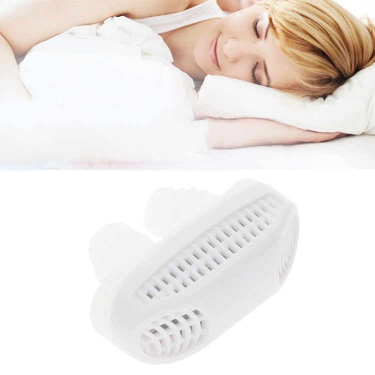 เครื่องฟอกอากาศป้องกันการกรน 2 in 1 ทำจาก ABS และซิลิโคน