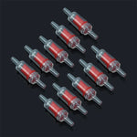 วาล์วตรวจสอบแบบอินไลน์ 10 ชิ้น สำหรับปั๊มลมตู้ปลา ขนาดข้อต่อ: 4mm, 4mm