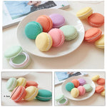 กล่องเครื่องประดับสไตล์มาการองน่ารัก 10 ชิ้น กล่องยาแบบพกพา ส่งสีสุ่ม กล่องยา