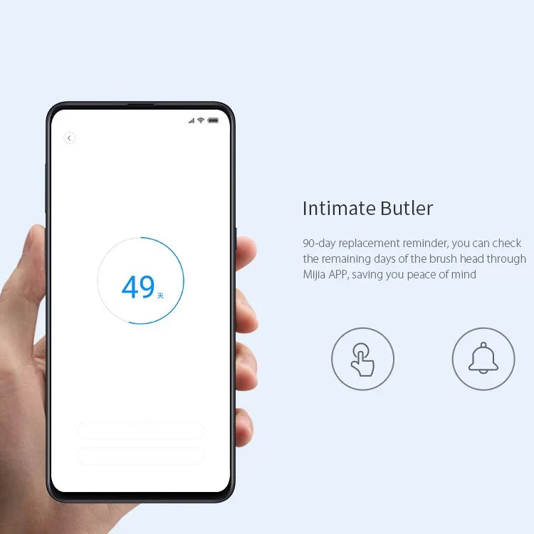 หัวแปรงทดแทนแปรงสีฟันไฟฟ้า Xiaomi Mijia ของแท้ 3 ชิ้น สำหรับดูแลสุขภาพช่องปาก (ชนิดอ่อนโยน)