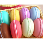 กล่องเครื่องประดับสไตล์มาการองน่ารักแบบพกพา 2 ชิ้น ส่งสีสุ่ม Macaron