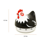 นาฬิกาจับเวลานับถอยหลังครัวรูปไก่ 60 นาที อุปกรณ์ตกแต่งบ้าน สีสุ่ม RB219