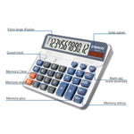 เครื่องคิดเลขตั้งโต๊ะ OSALO OS-6815 12 หลัก พลังงานแสงอาทิตย์และพลังงานคู่