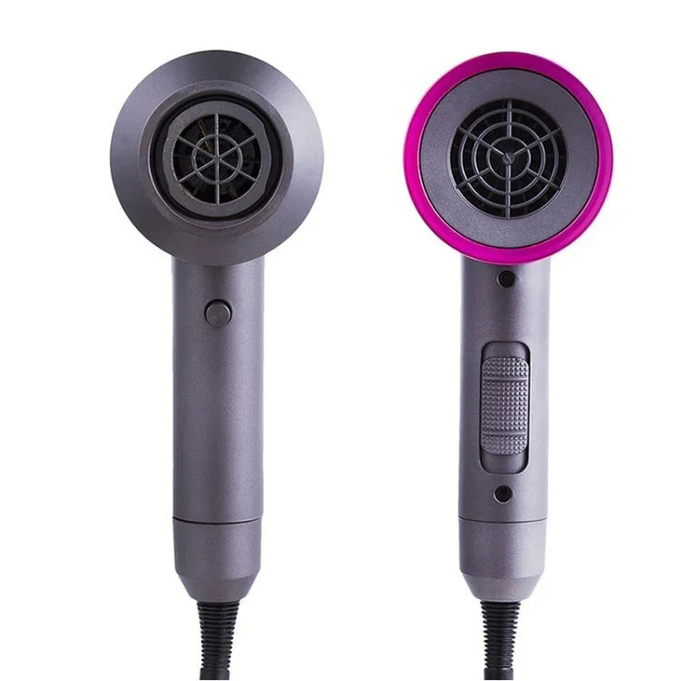 Household High-power Silent  Blow Dryer,Constant Temperature Hot and Cold Negative Ion Hair Drier, EU Plug, EU Plug