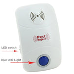 เครื่องไล่ยุง หนู และศัตรูพืชด้วยคลื่นอัลตราโซนิก พร้อมไฟ LED ปลั๊ก UK ใช้ไฟ AC90V-250V