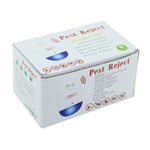 เครื่องไล่ยุงและหนูด้วยคลื่นอัลตราโซนิกพร้อมไฟ LED ปลั๊ก EU AC90V-250V (สีขาว+น้ำเงิน), ปลั๊ก EU