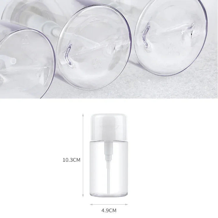 ขวดปั๊มกดของเหลวแบบพกพา ขวดพลาสติกเปล่า 100ml, 100ml