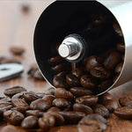 เครื่องบดกาแฟมือหมุนแบบกรวยสแตนเลสแบบพกพา พร้อมกล่องของขวัญ