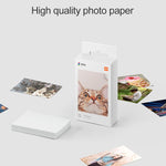 กระดาษพิมพ์ภาพถ่ายแท้ Xiaomi 50 แผ่น สำหรับเครื่องพิมพ์ภาพถ่ายพกพา Xiaomi, กระดาษเครื่องพิมพ์ภาพถ่ายพกพา