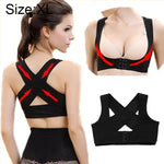 เข็มขัดรองรับไหล่แก้กระดูกคดบางเฉียบสำหรับผู้หญิง ขนาด: XL, XL
