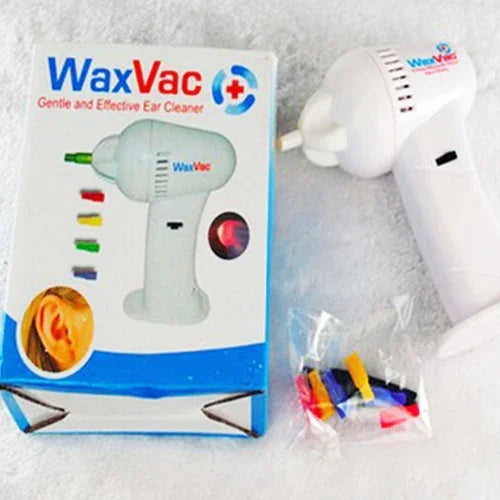 WaxVac เครื่องทำความสะอาดหูไฟฟ้า อ่อนโยนและมีประสิทธิภาพ สำหรับผู้ใหญ่และเด็ก อุปกรณ์ดูแลหู 1 ชิ้น