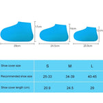 ปลอกหุ้มรองเท้าบูทกันน้ำซิลิโคนกันลื่นสำหรับกลางแจ้ง ขนาด: S (25-33), ขนาด: S