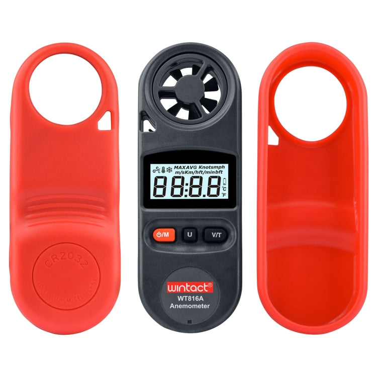 เครื่องวัดอุณหภูมิและความเร็วลมดิจิทัล Wintact WT816A รุ่น WT816A