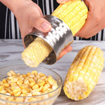 เครื่องตัดข้าวโพดรูปทรงกลมสแตนเลส 304 สำหรับใช้ในครัว, สแตนเลส