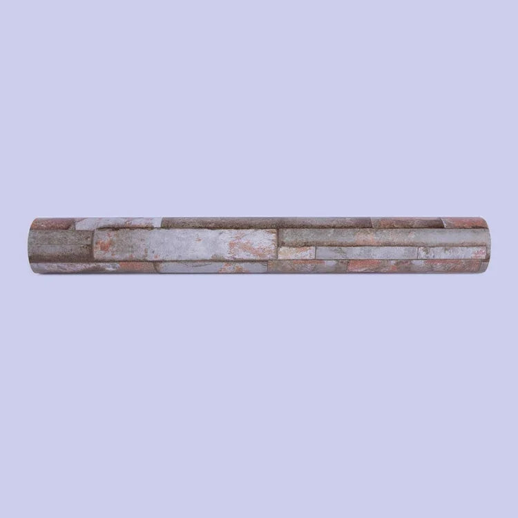 วอลเปเปอร์สติกเกอร์ตกแต่งผนังอิฐหิน 3D สไตล์สร้างสรรค์ Mica Brick สำหรับห้องนอน ห้องนั่งเล่น กันน้ำ ม้วนขนาด: 45 x 1000 ซม., Mica brick