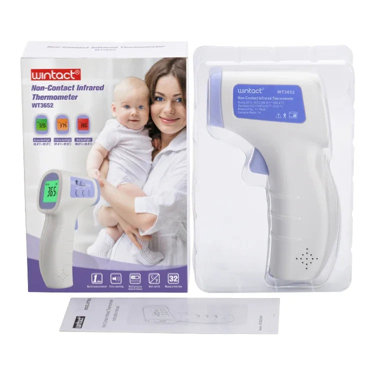 เครื่องวัดอุณหภูมิอินฟราเรดแบบไม่สัมผัส Wintact WT3652, WT3652
