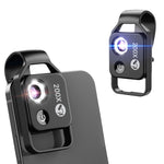 APEXEL APL-MS002BK กล้องจุลทรรศน์มือถือ HD 200X แบบพกพาพร้อมไฟ LED, APL-MS002BK